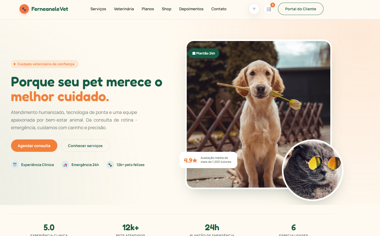 Site+Crm Veterinário